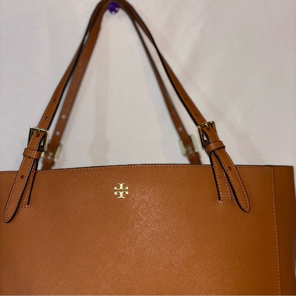 Tory Burch York Luggage Brown Tote Saffiano - Picture 6 of 16